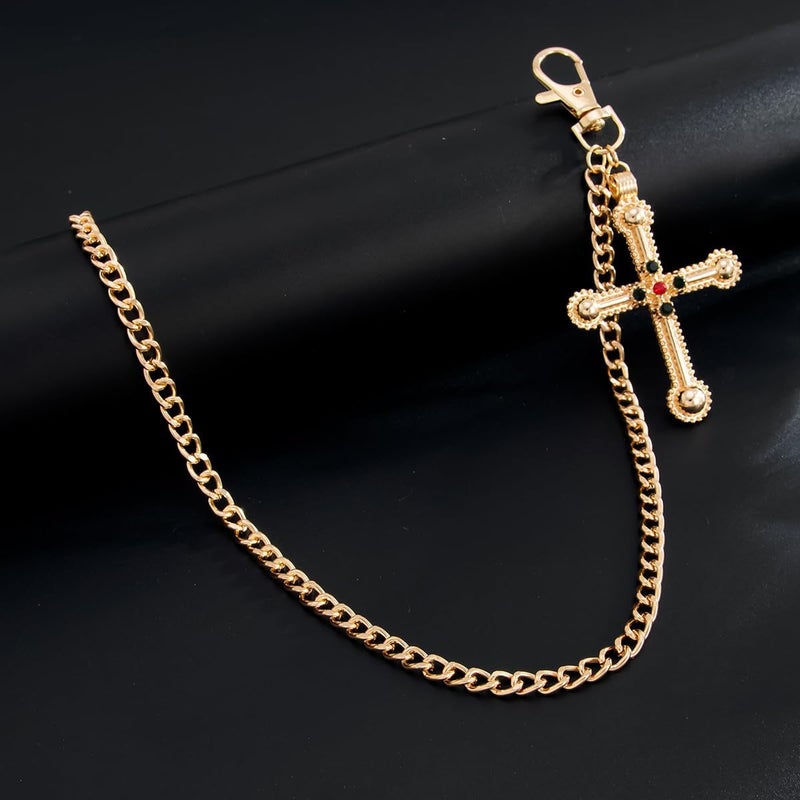 BOOSTIQ Pant Chains for Men Women Punk Rock Pocket Chains Turquoise Wallet Chain Western Country Cowboy Wallets Chain for Men - Image 4
